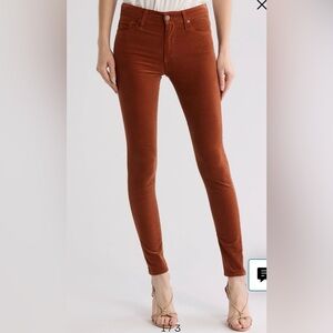 Adriano Goldschmied “the Farrah” skinny velvet cords size 28 (6) used like new